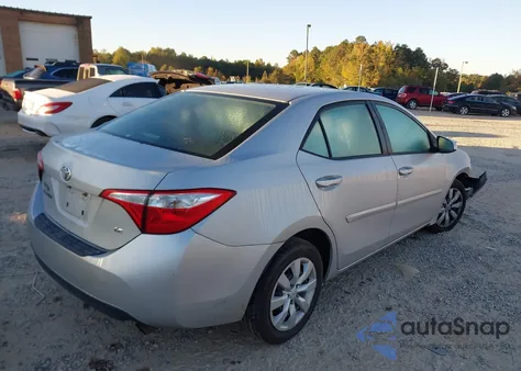 2015 Toyota Corolla Le from USA, damaged, VIN 2T1BURHE9FC463044